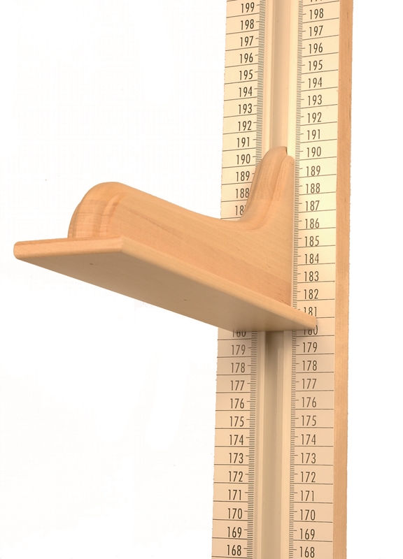 Längdmätare för vägg Hyssna M, 70-205cm med bred löpare 4146