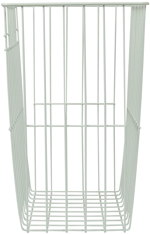 Papperskorg väggmonterad, 20L trådkorg vit - 2