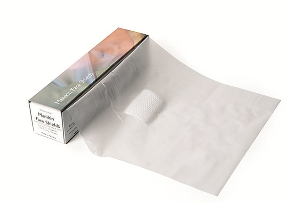 Ansiktsskyddsduk på rulle, t övningsdocka Resusci