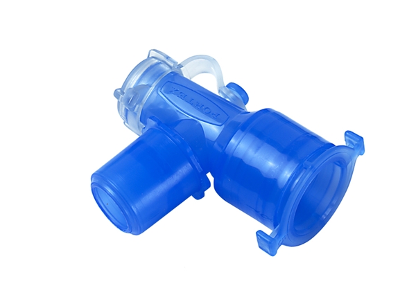 Vinkelstycke Portex, 15M 22M/15F svivelx2 port