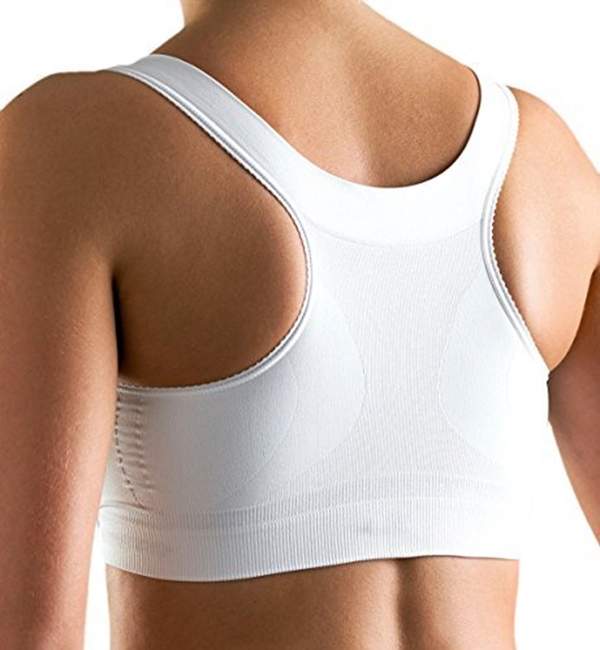 Bröstförband Carefix CATIA, M vit microfiber ej öppningsb - Carefix - 2