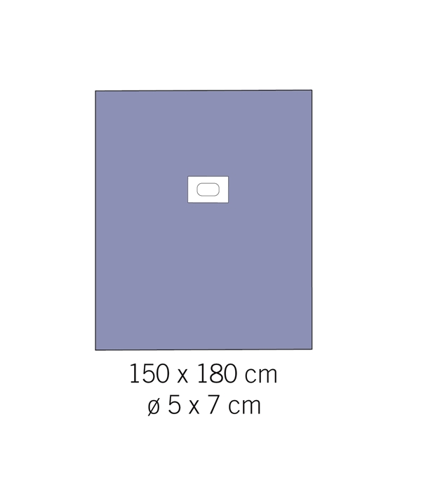 Hållakan häftande evercare, 150x180cm hål 5x7cm - evercare®