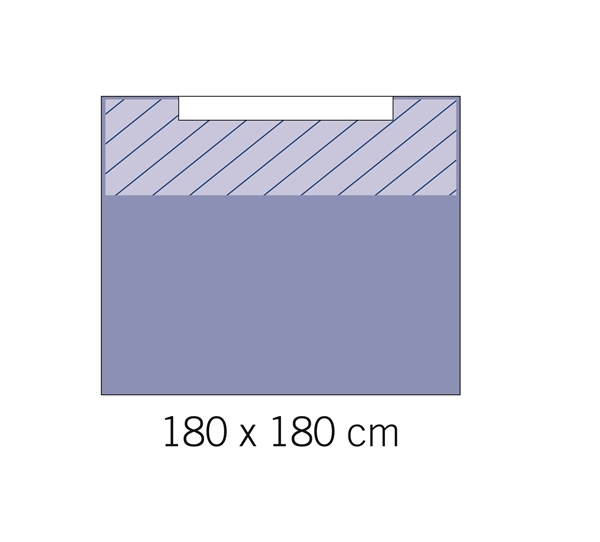 Op lakan häftande evercare, 180x180cm - evercare®