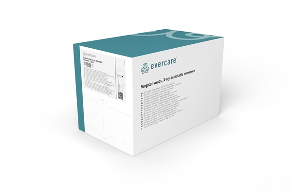 Op duk nonwoven med röntgentråd 1p, 40x65cm grå evercare - evercare® - 2