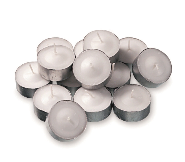 Värmeljus paraffin, Ø 39mm 4 timmar aluminiumkopp