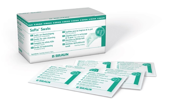 Injektionstork sprit 70% IPA, 3,25x3cm Softa Swab