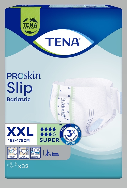 Inkontinensskydd allt-i-ett, TENA Slip Bariatric XXL - Tena - 2