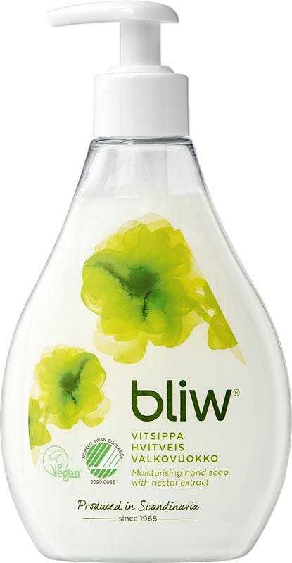 Flytande tvål Bliw, 300ml m pump vitsippa - Bliw
