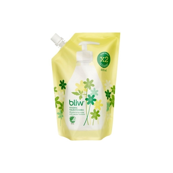 Flytande tvål Bliw, 600ml refill vitsippa - Bliw