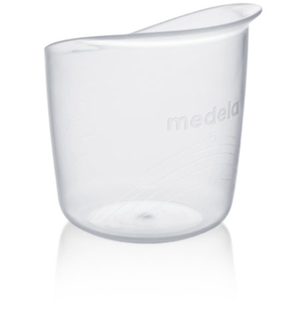 Matningsbägare till spädbarn, 35ml alt flask & skedmatning