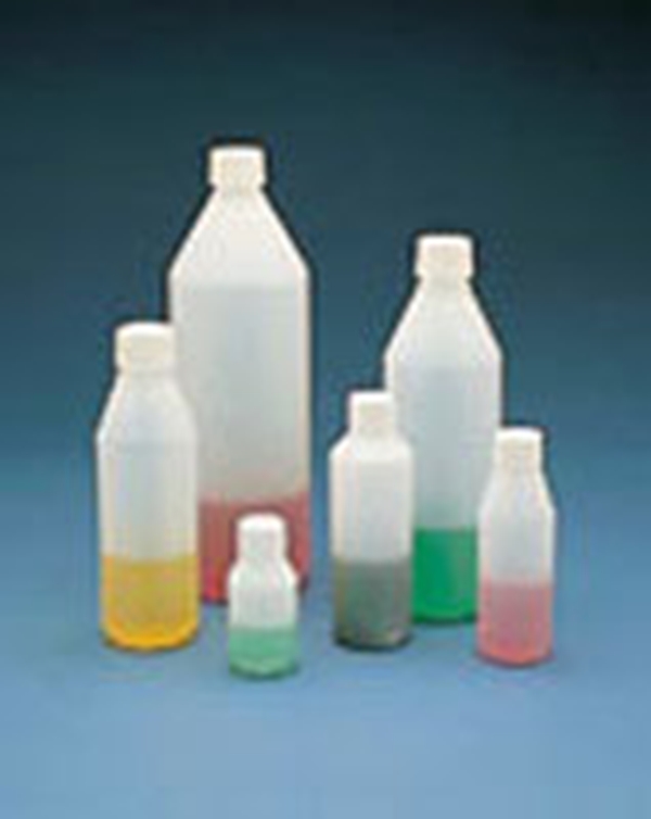 Flaska plast med skruvlock, 1000ml PE 