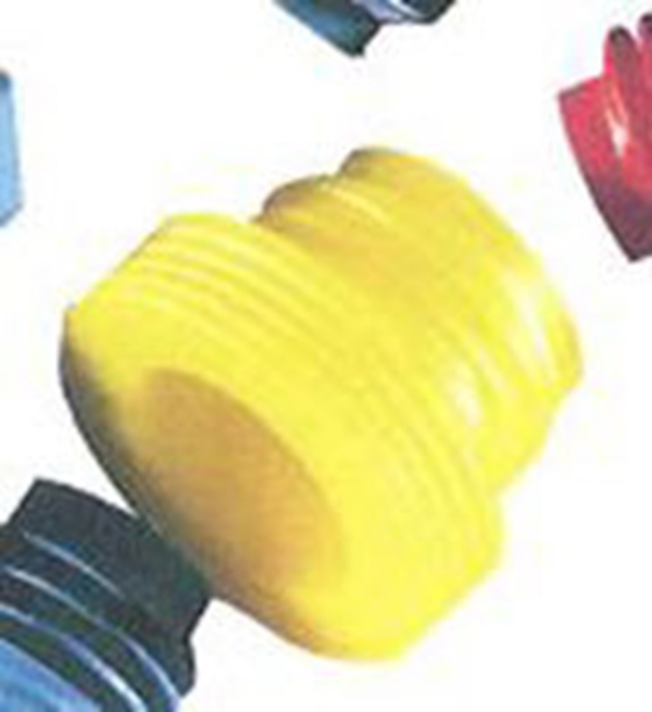 Propp till rör , Ø17mm PE gul