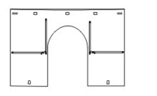 C-bågeskydd, 152x267cm - Premier Guard