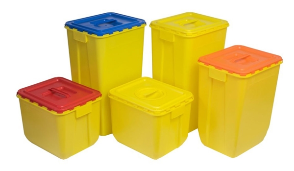 Riskavfallsbox SafeBox, 50lit m lock