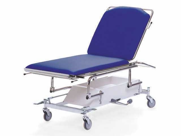 Undersökningsbrits hydralisk, m chockläge blå