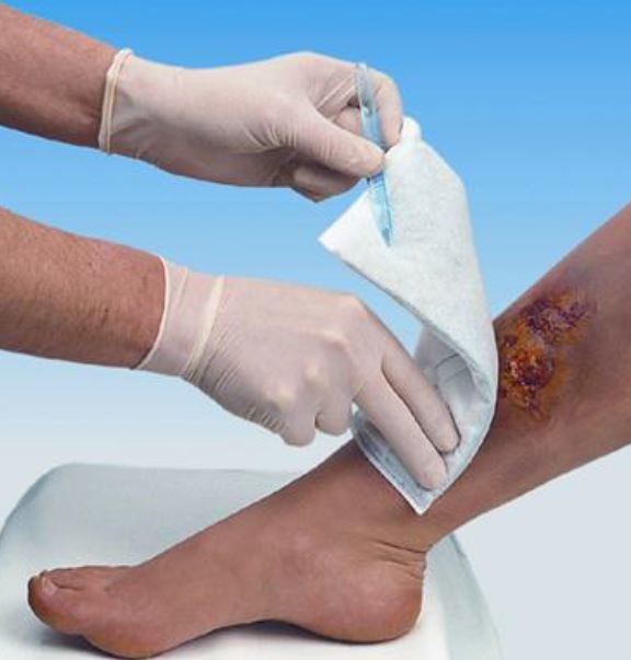 Absorberande kol/silverförband Vliwaktiv Ag, 6,5x10cm tamp - Vliwaktiv