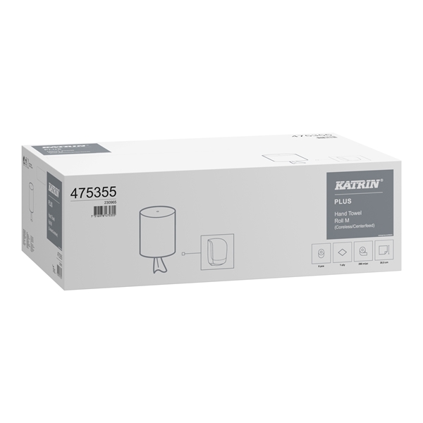 Torkrulle 1-L centrummatad, Katrin Plus 280m 1,435kg - Katrin - 2