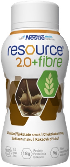 Resource 2.0+fibre , 4x200ml choklad