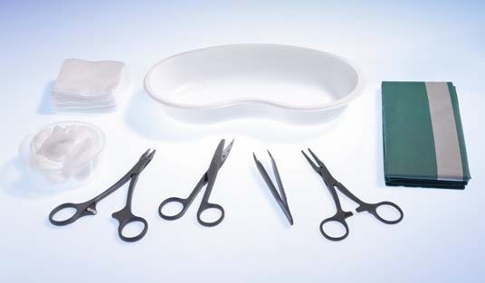 Suturset gasväv SUSI, ko to tråg duk pi pea sax nålf