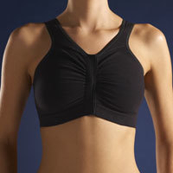 Bröstförband Carefix BIANCA, S svart bom öppn fram kardb - Carefix