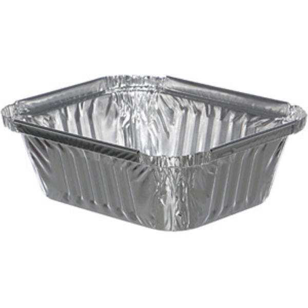 Form aluminium rektangulär, 450ml 145x120x40mm