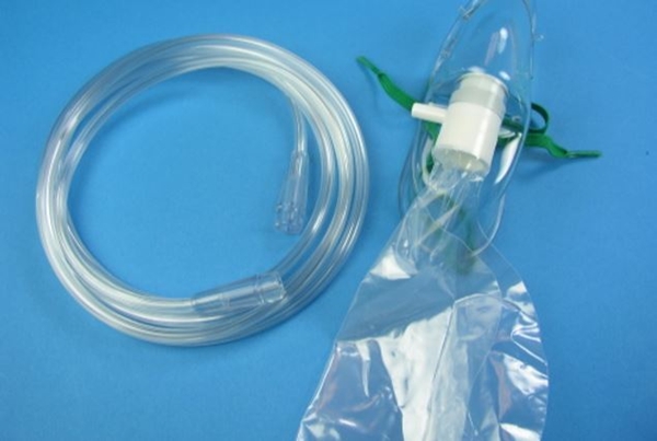 Syrgasmask Mediplast, barn 2m slang m reservoar