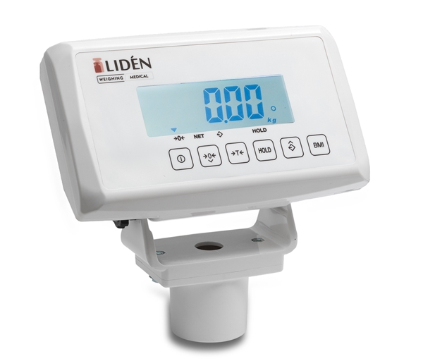 Personvåg Lidén MBPB-250M, 250kg 50/100g pelare BMI - 2