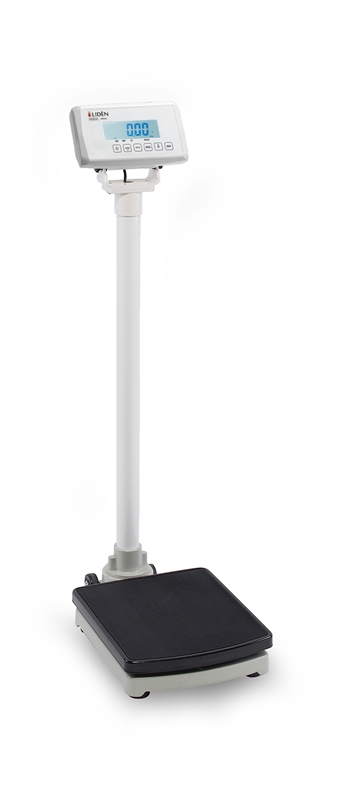 Personvåg Lidén MBPB-250M, 250kg 50/100g pelare BMI - 1