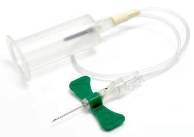 Venprovset BD Push Button, 0,8x19mm 305mm slang m hållare