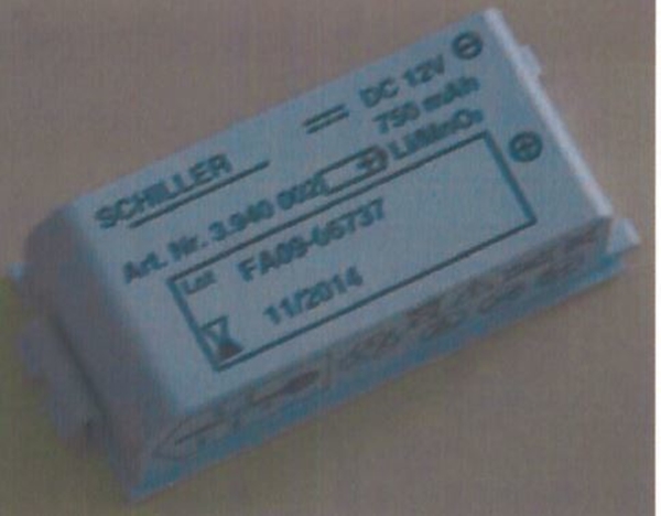 Batteri till defibrillator,  FRED Easyport