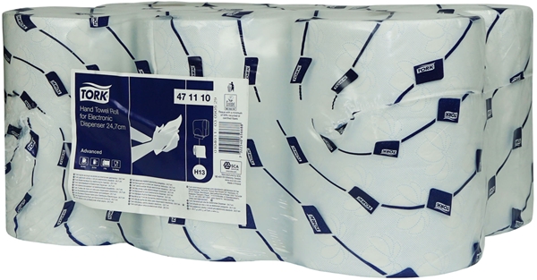 Handduk på rulle 2-L H13, Tork Advanced 143m 1,9kg vit - 4