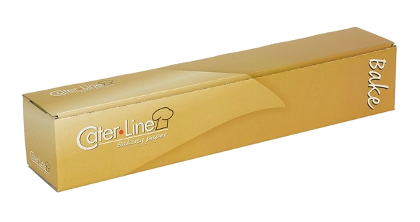 Bakplåtspapper, 42cmx100m rulle i cutbox - Cater-Line