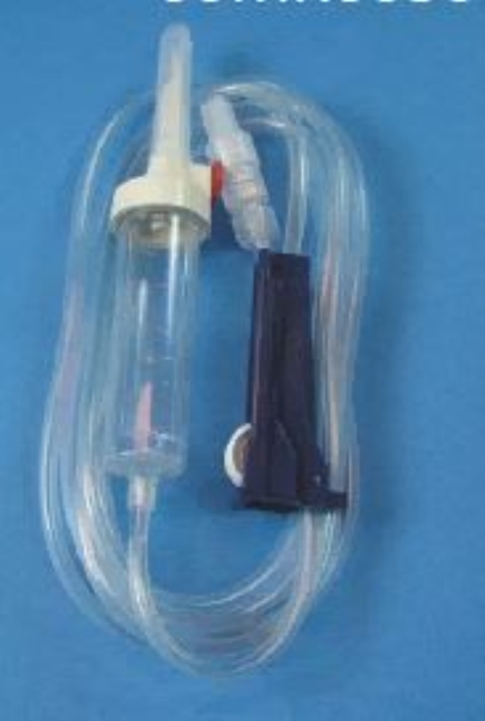 Infusions agg m luftn, 180cm PVC-fri