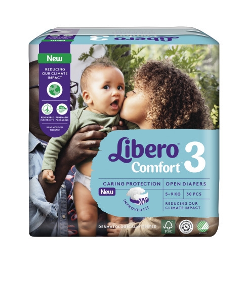 Tejpblöja Libero Comfort, 3 5-8kg - Libero - 1