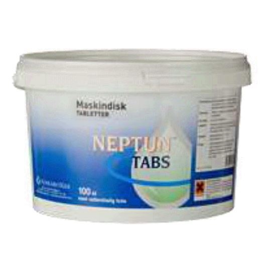 Maskindiskmedel Neptun Tabs, 100st/fp