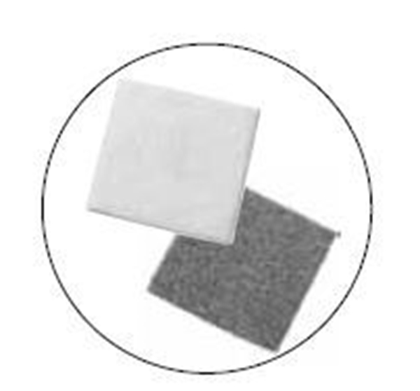 Luftfilter till Vivo 50 Breas, Grå grov flergångs