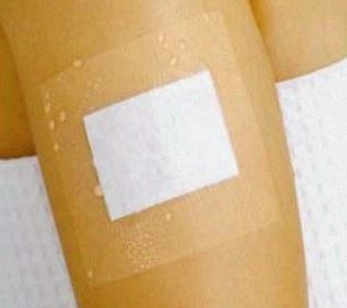 Sårfilm med dyna Curapor Transparent, 10x25cm (dyna 5x20cm) - Curapor