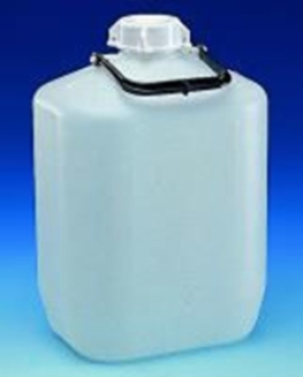 Dunk plast med skruvlock och handtag, 5,0L PE 