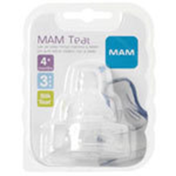 Dinapp MAM Teat, strl 3 från 4 mån - MAM