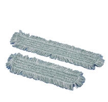 Mopp torr Jonmaster Ultra HD, 60cm grön/vit mikro fransad