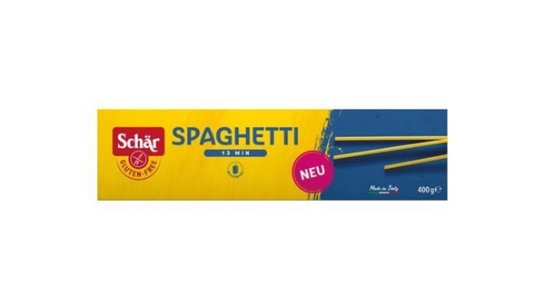 Pasta Spagetti glutenfri, 400g Schär - Schär