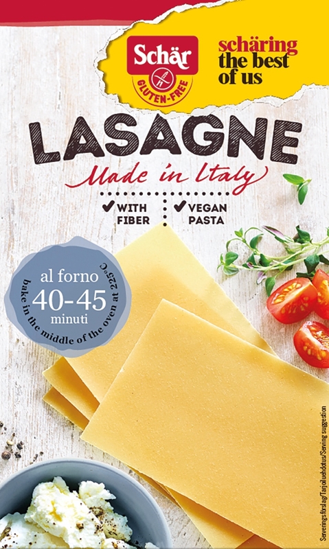 Pasta Lasagne glutenfri , 250g Schär - Schär