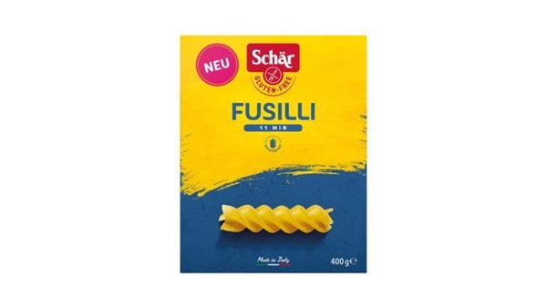 Pasta glutenfri Fusilli Schär, 400g Schär