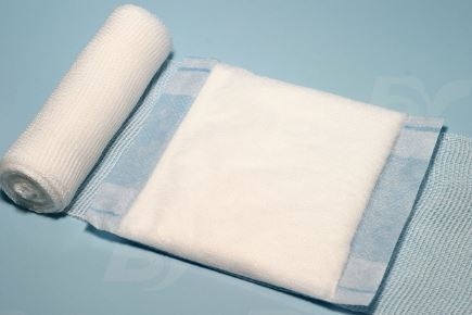 Första förband Bastos Viegas, 10x15cm absförb+binda 4m