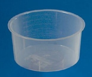 Plastskål Bastos Viegas, 60ml transparent graderad