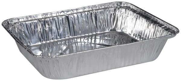 Aluminiumform Gastronom 1/2 GN, 3600ml 322x262x64mm rullkant