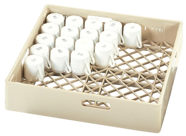 Diskkorg glas/kopp beige, Nordien - Nordien