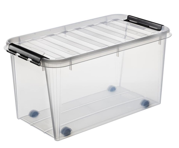 Förvaringsbox plast SmartStore, 70L 72x40x38cm m lock o hjul
