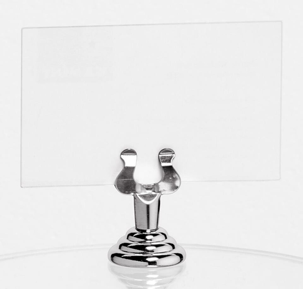 Meny/nr.hållare Halco, 2,8cm rostfri  - GenWare