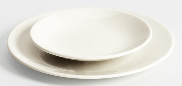 Contour tallrik flat, 20cm vit Steelite - Steelite